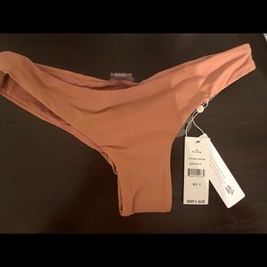 Lotus pilyq ruched teeny NWT bikini bottoms
